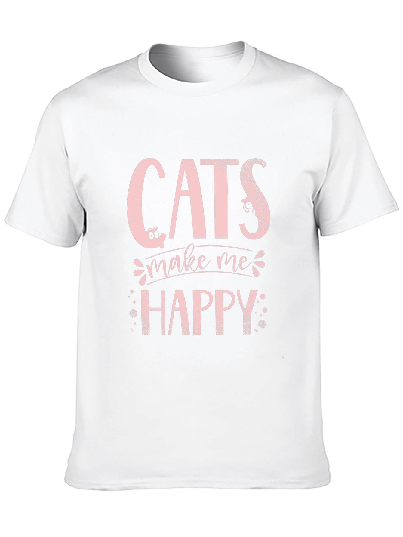 Cats Make Me Happy Graphic Tee