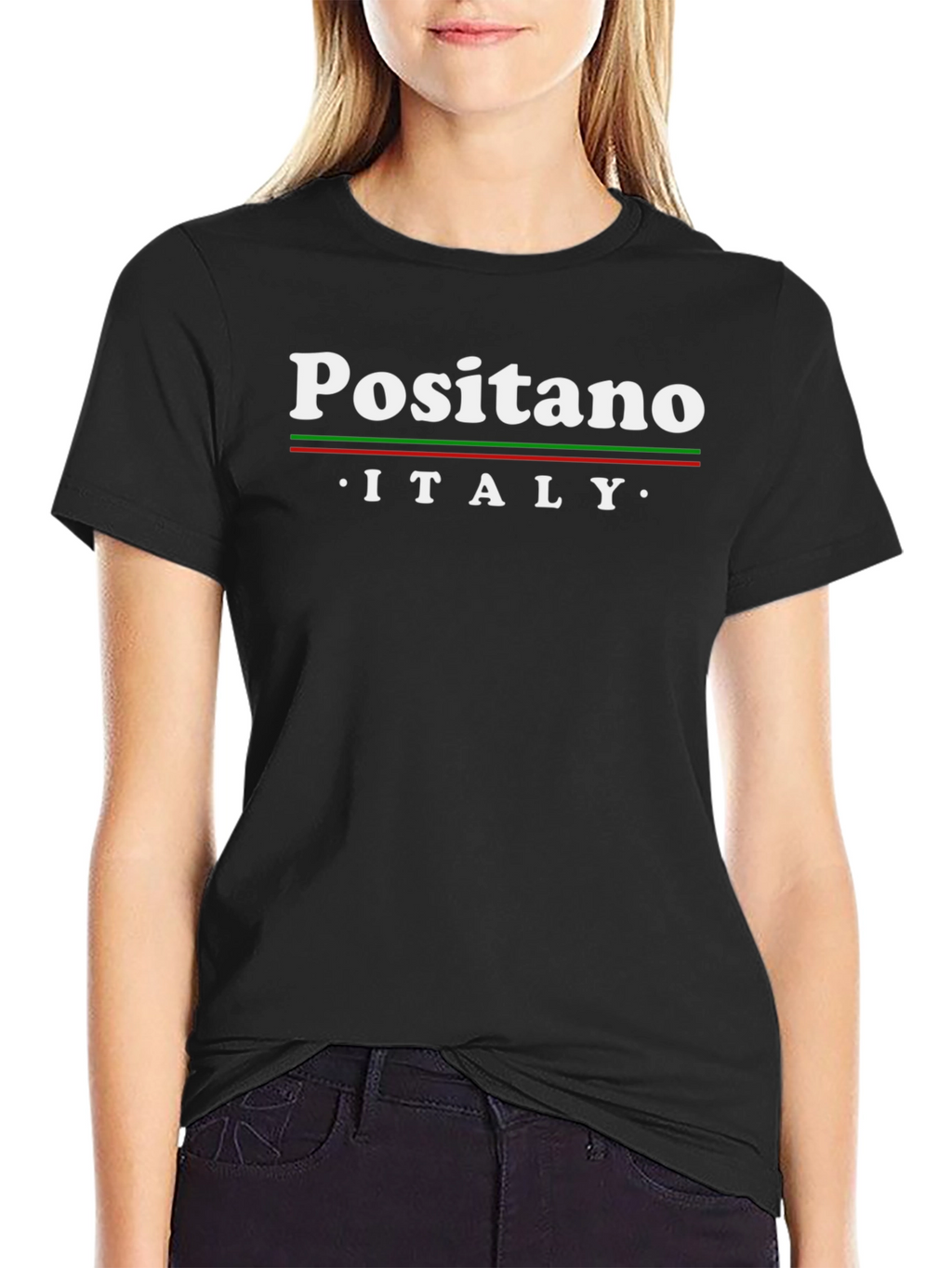 Positano Italy Graphic Tee - Italian Vacation Souvenir T-Shirt