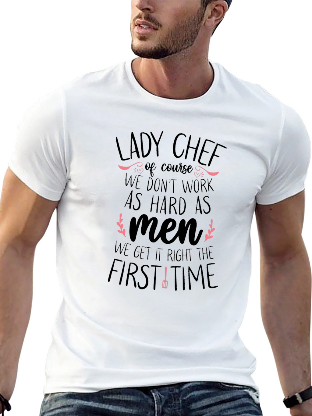 Lady Chef T-Shirt - Funny Womens Cooking Tee