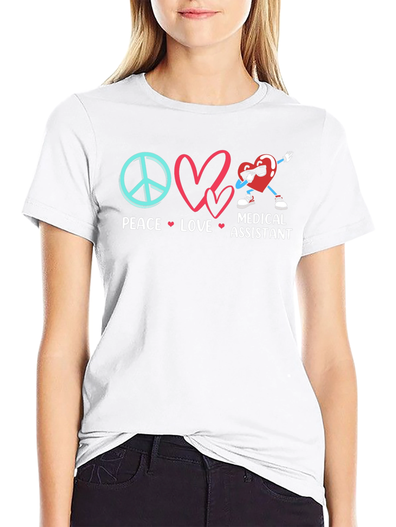 Peace Love Medical Assistant T-Shirt