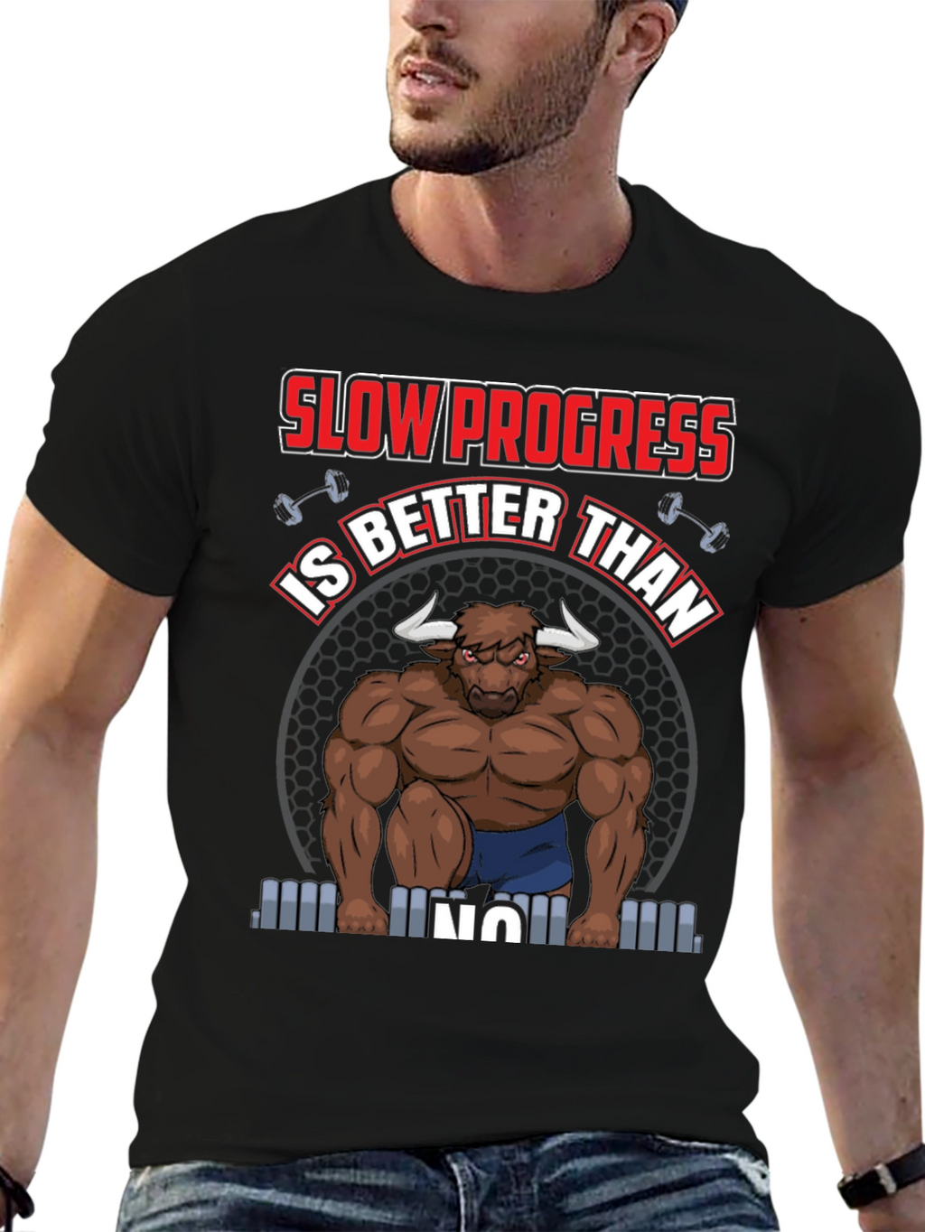 Slow Progress Gym Graphic T-Shirt