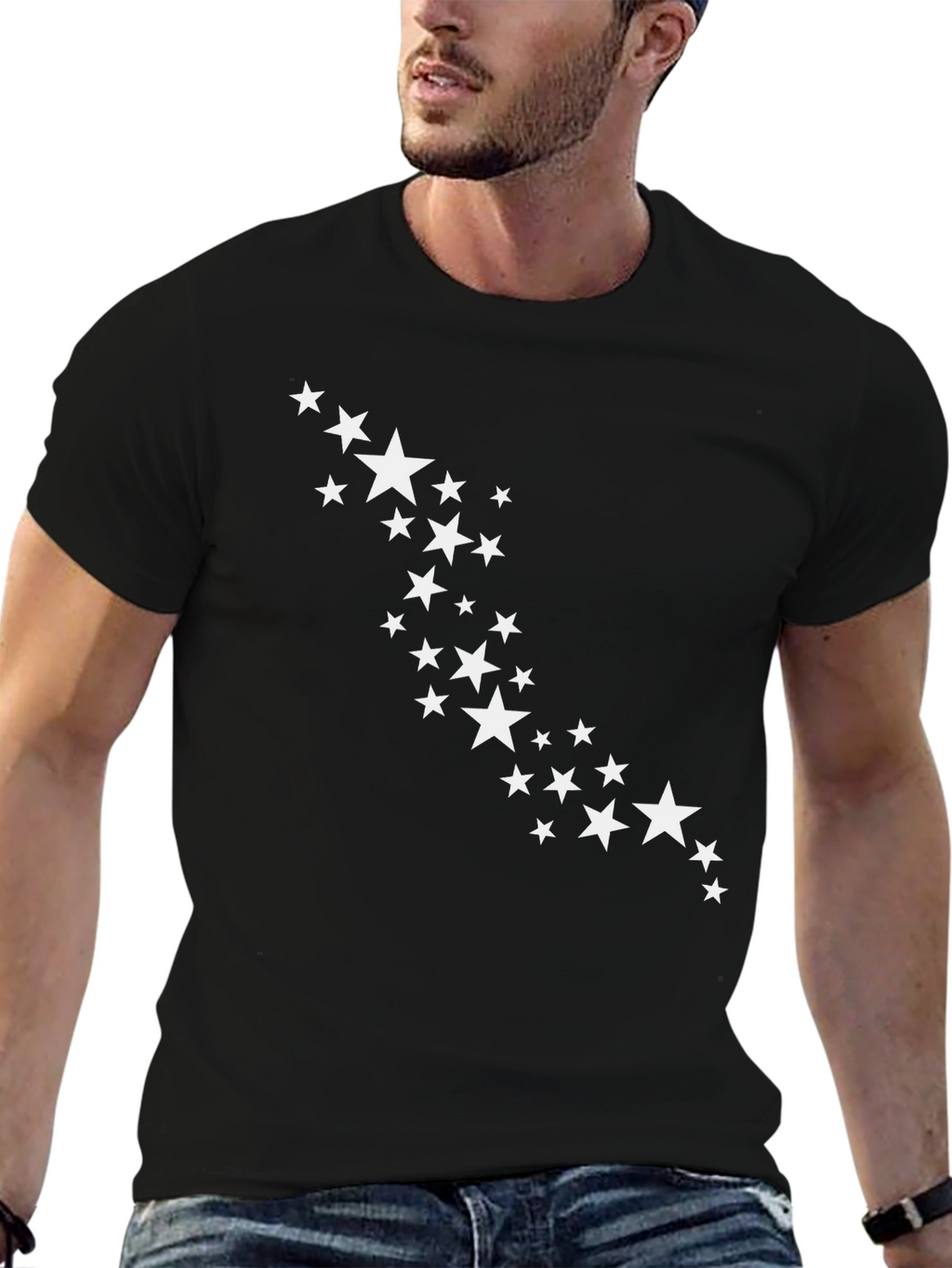 Starry Night Black Tee