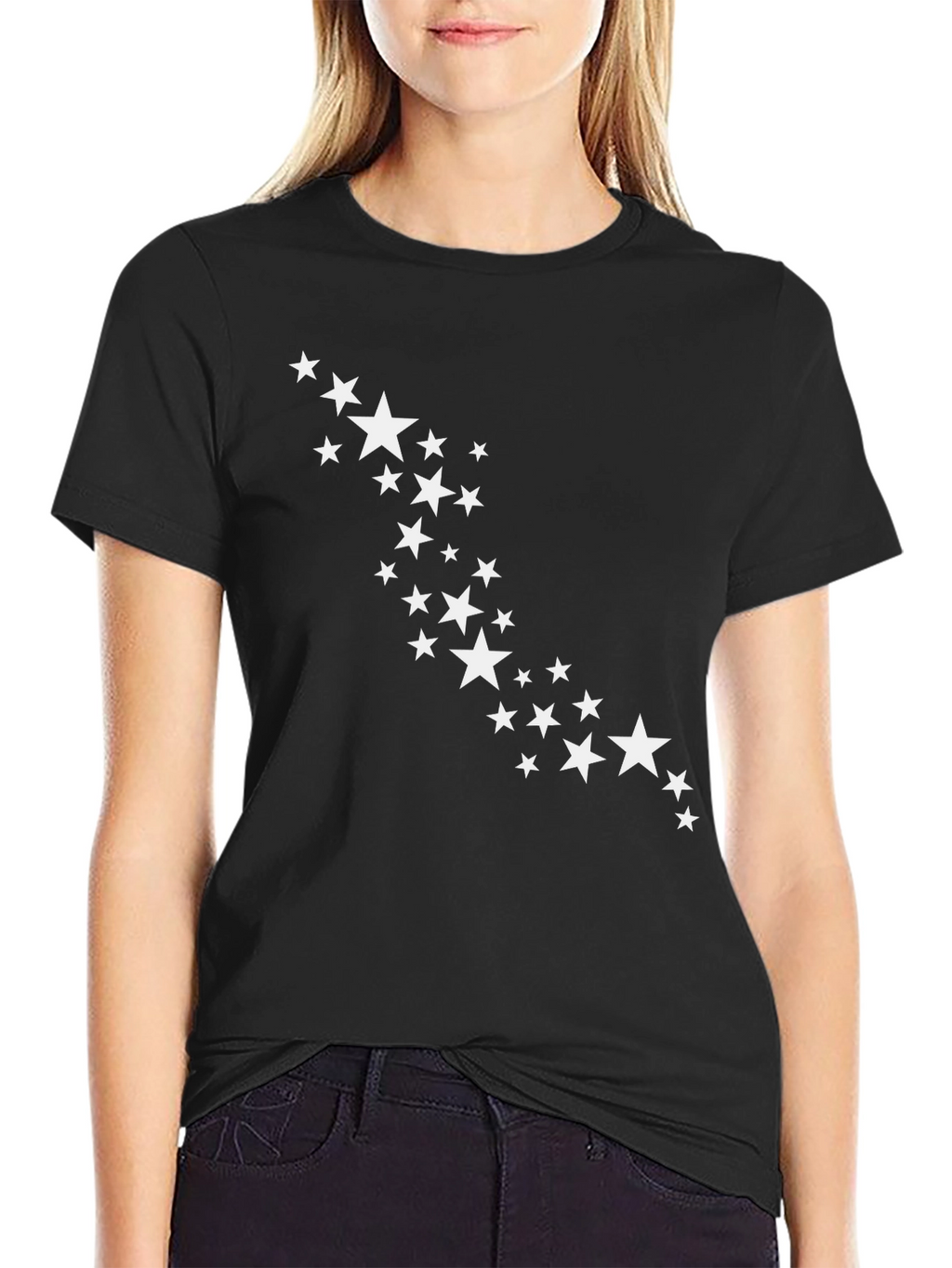 Starry Night Black Tee