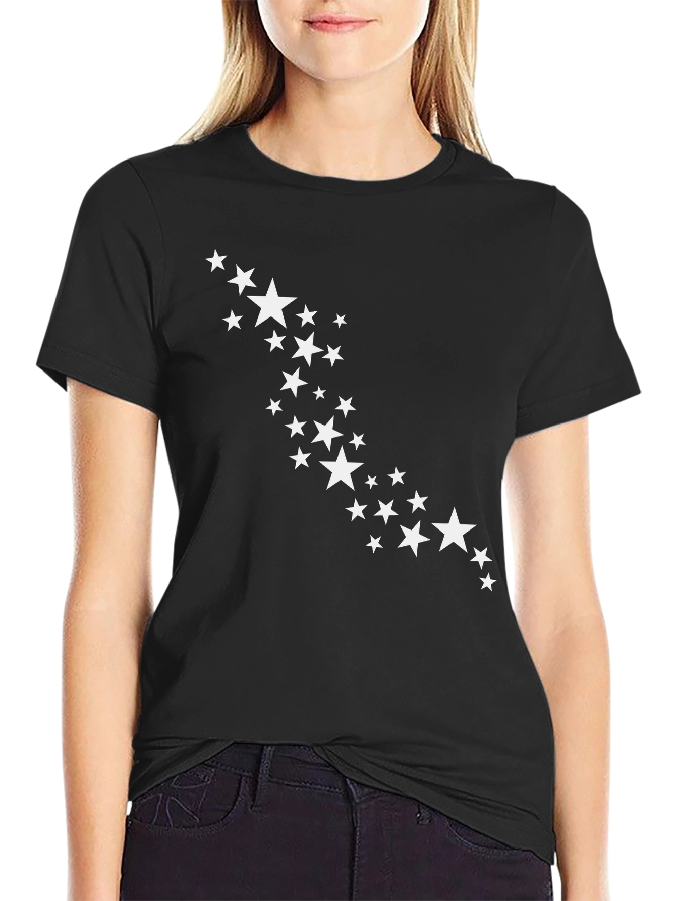 Starry Night Black Tee
