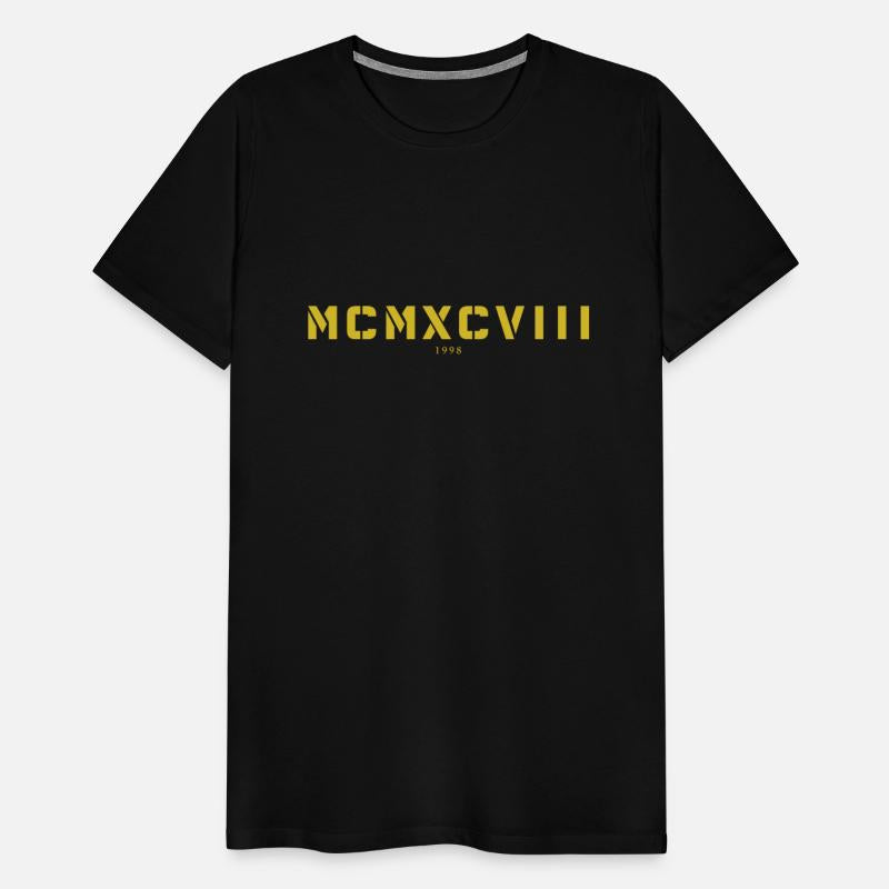 Roman numeral Year of birth Made in 1998