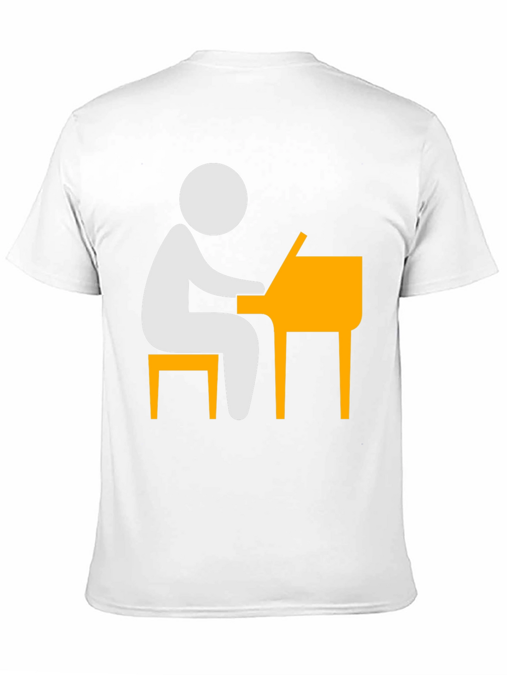 Piano Player T-Shirt - Stick Figure Musician Tee