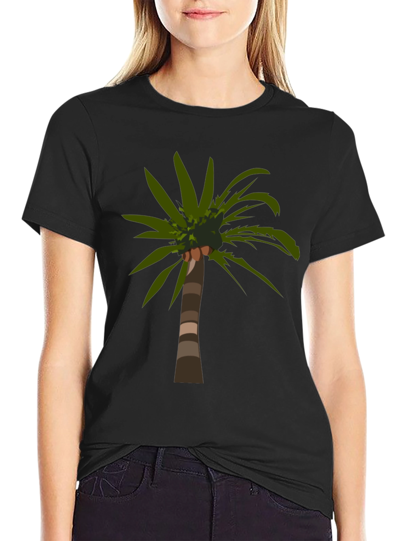 Palm Tree Graphic Tee - Tropical Island Vibes