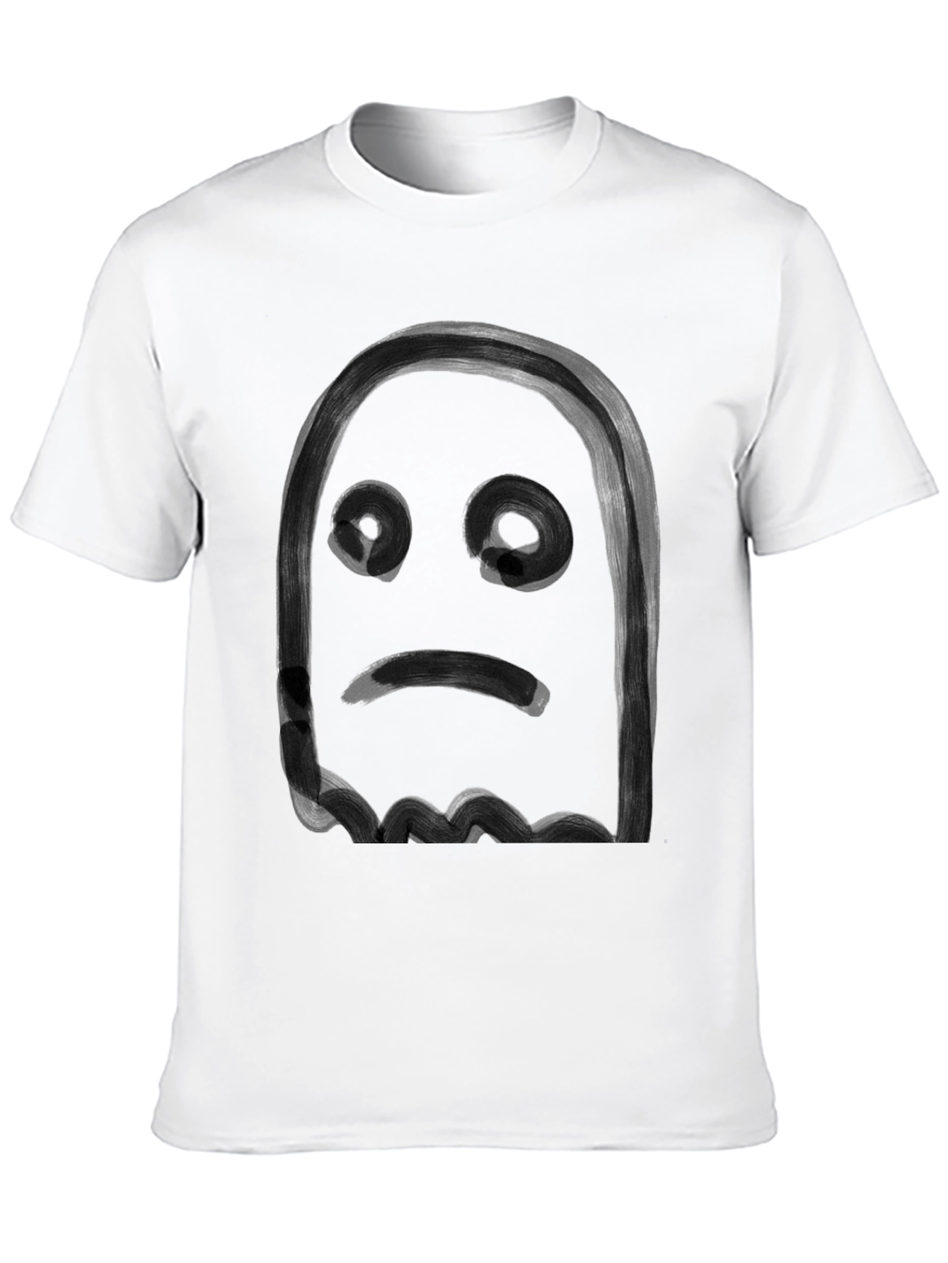 Spooky Ghost Graphic T-Shirt - Halloween Mens Tee