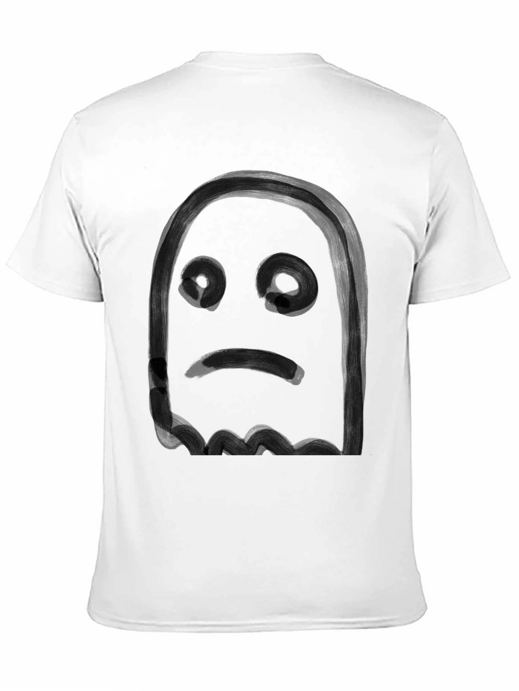 Spooky Ghost Graphic T-Shirt - Halloween Mens Tee