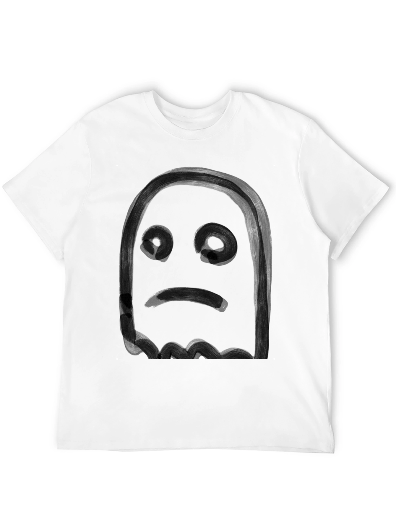 Spooky Ghost Graphic T-Shirt - Halloween Mens Tee