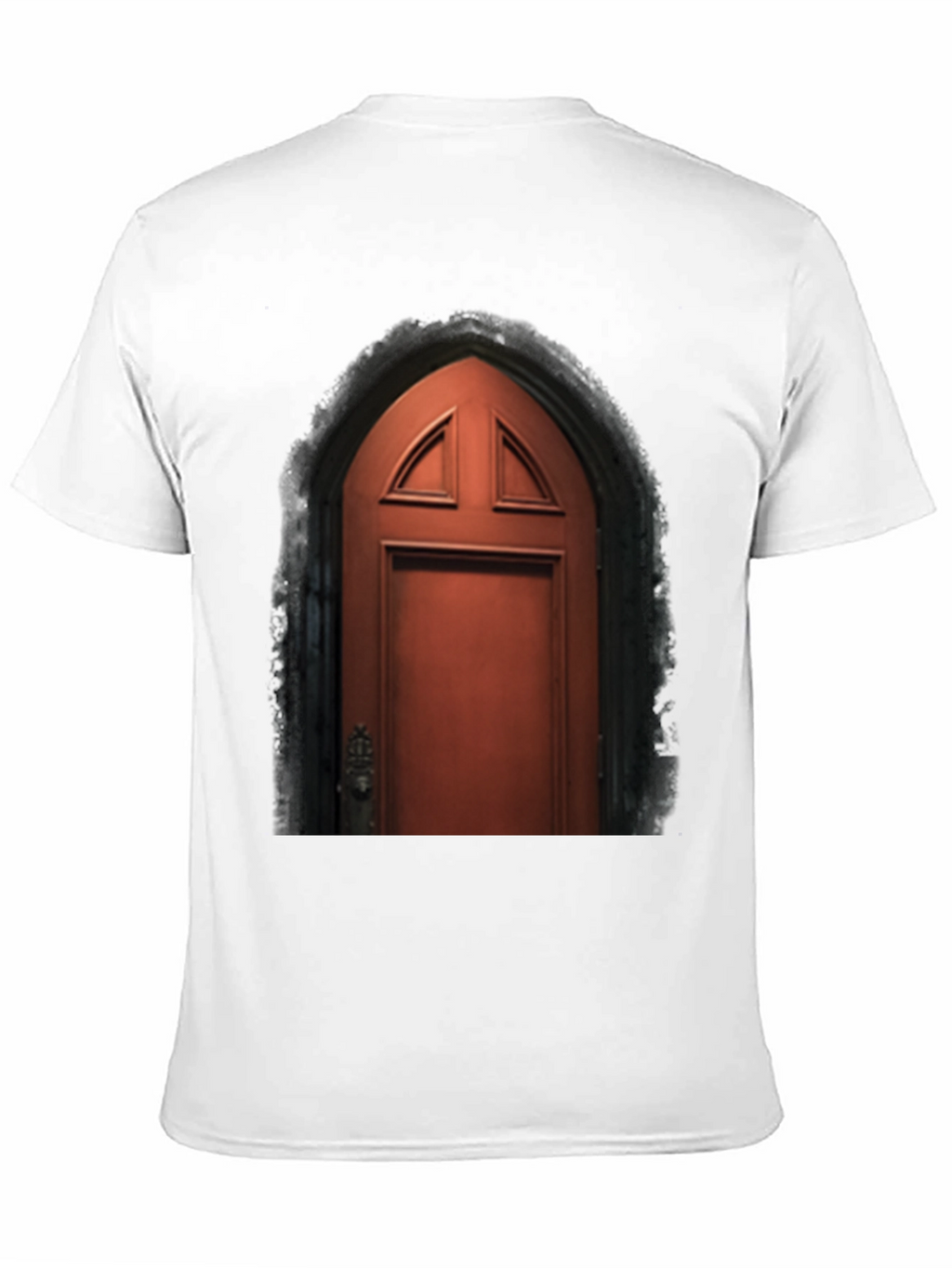 Arched Door Graphic Tee - Gothic Style T-Shirt