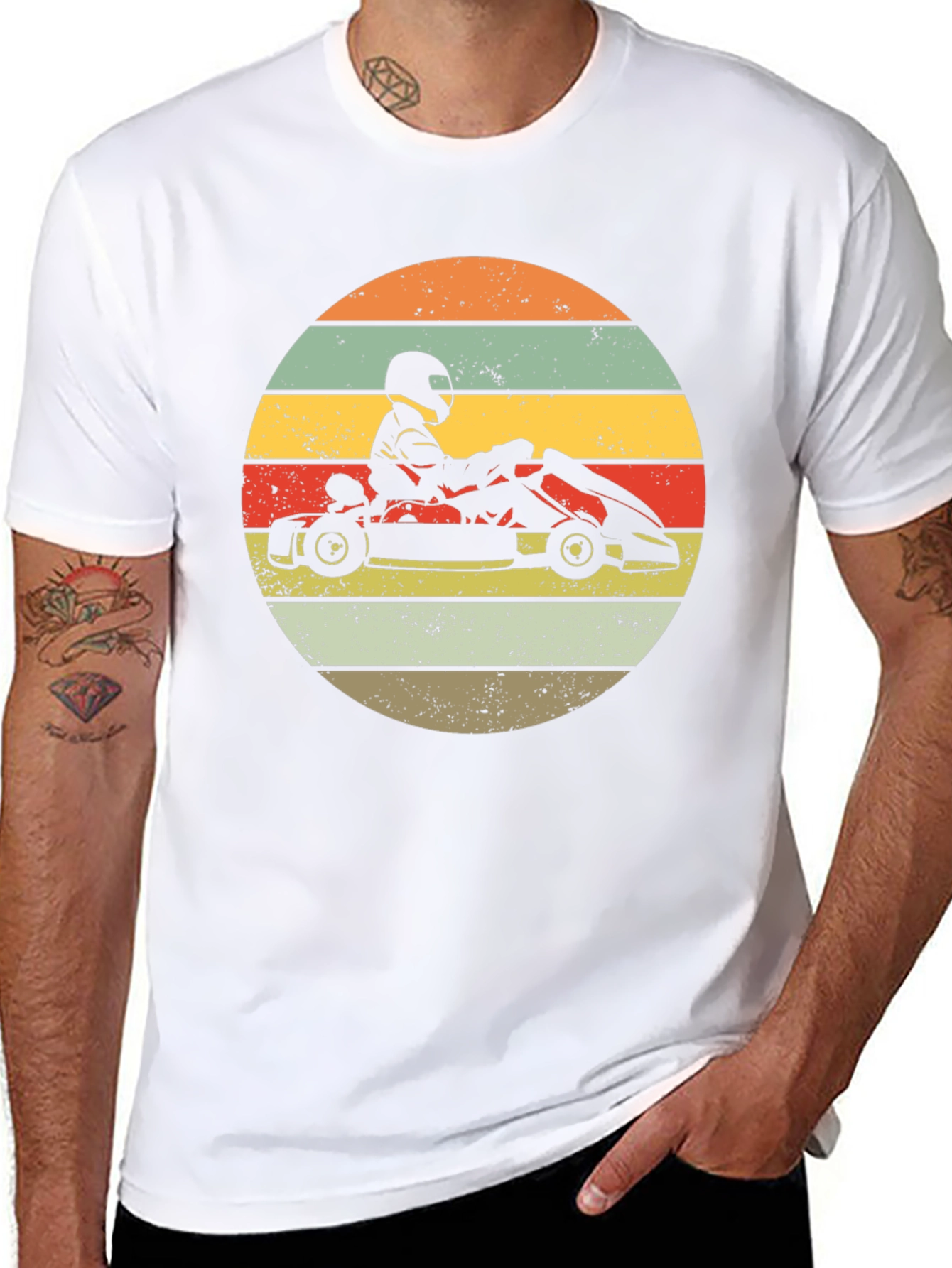 Retro Go Karting T-Shirt - Vintage Racing Tee
