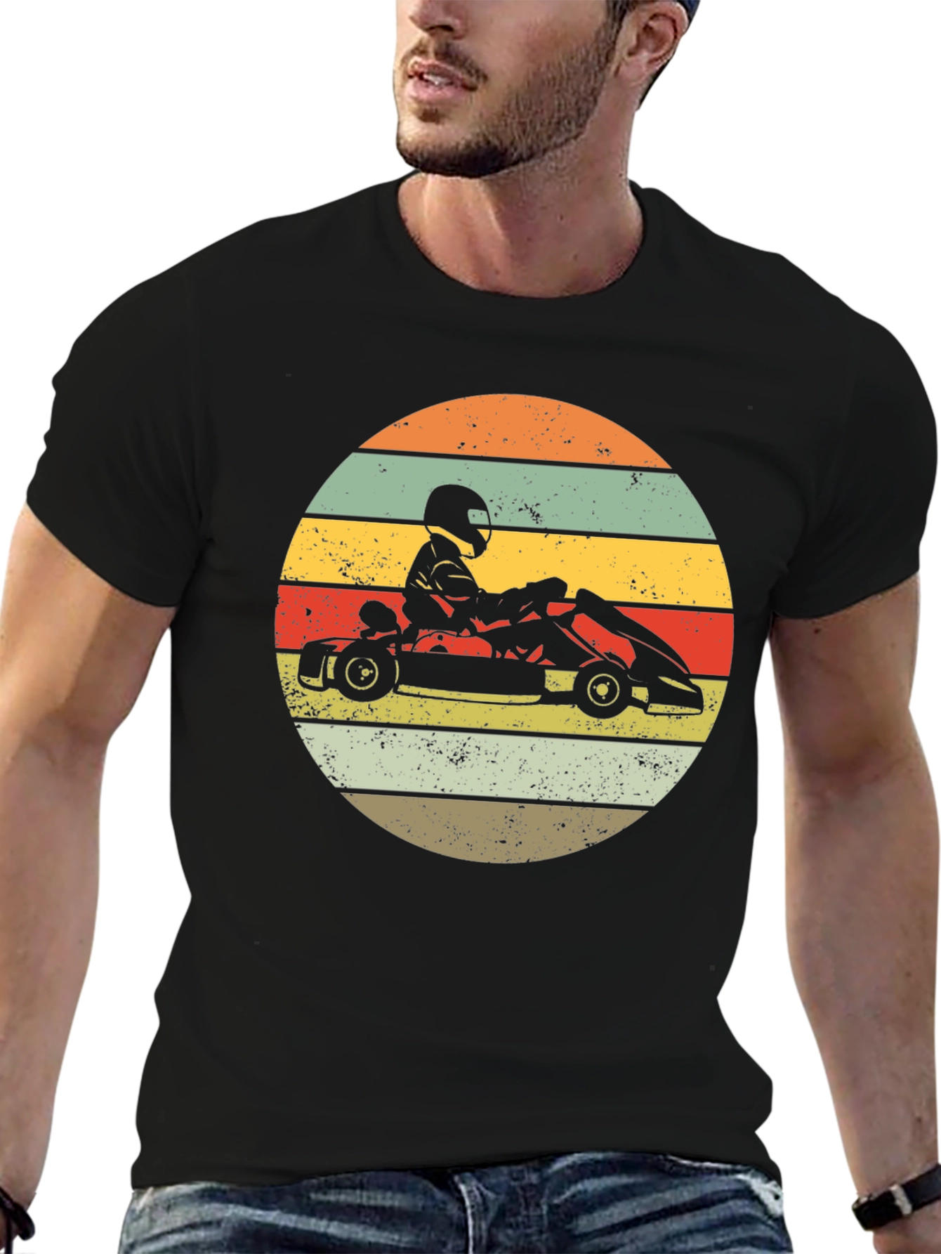 Retro Go Karting T-Shirt - Vintage Racing Tee