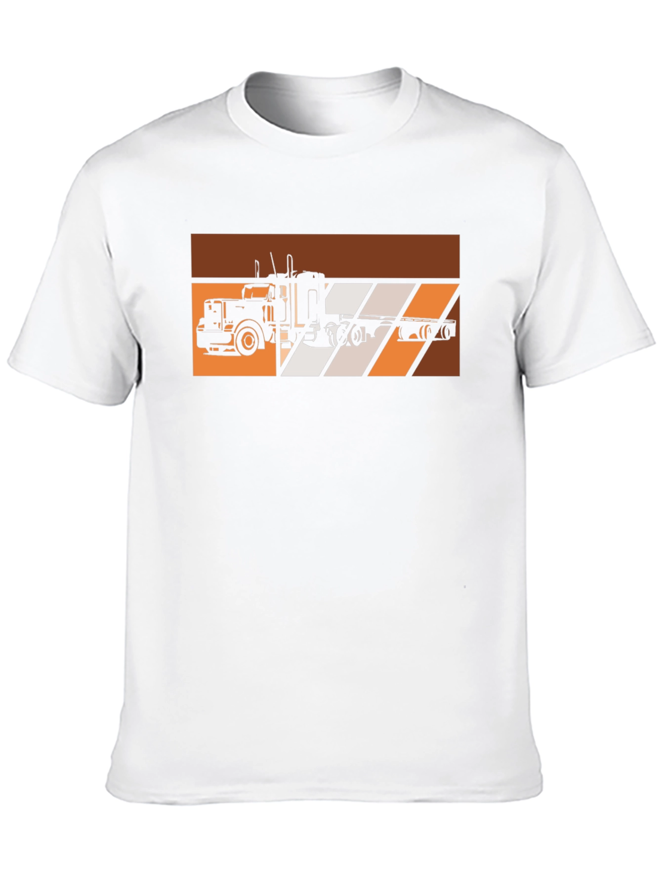 Retro Trucker T-Shirt - Black Graphic Tee