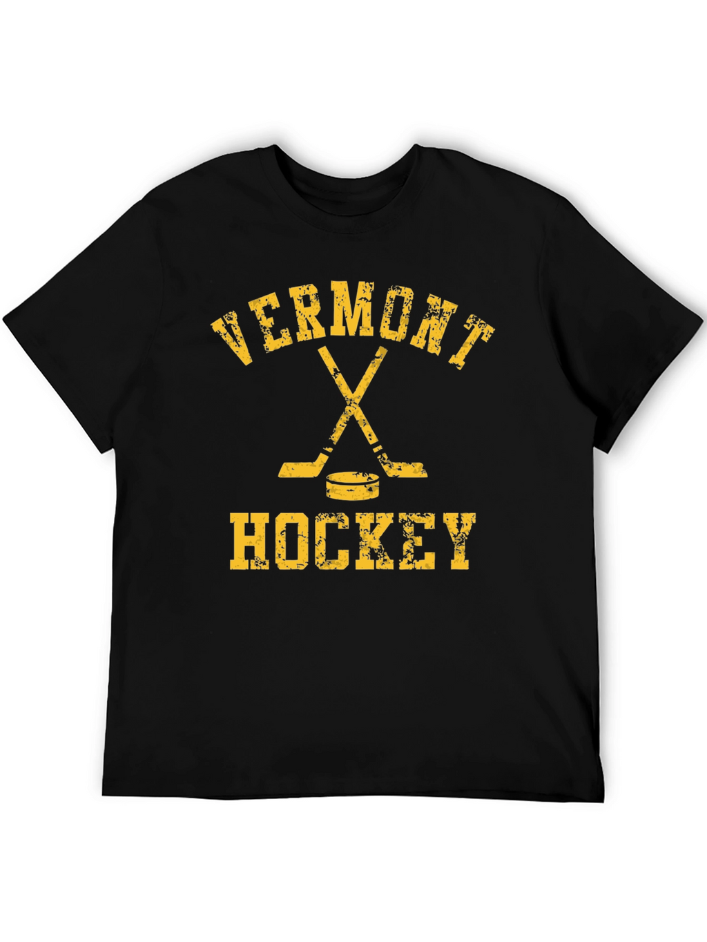 Vermont Hockey T-Shirt - Black Tee