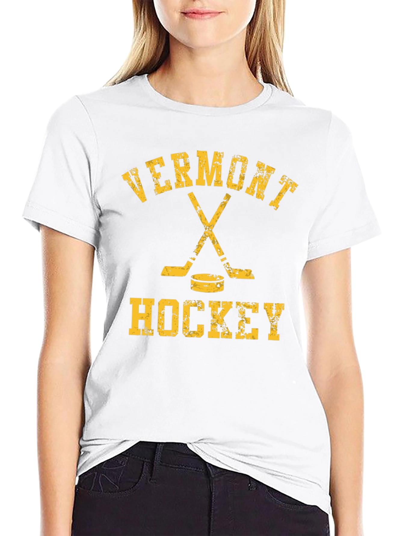 Vermont Hockey T-Shirt - Black Tee