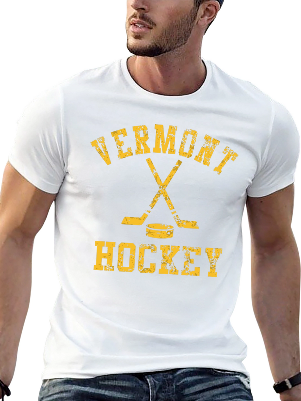 Vermont Hockey T-Shirt - Black Tee