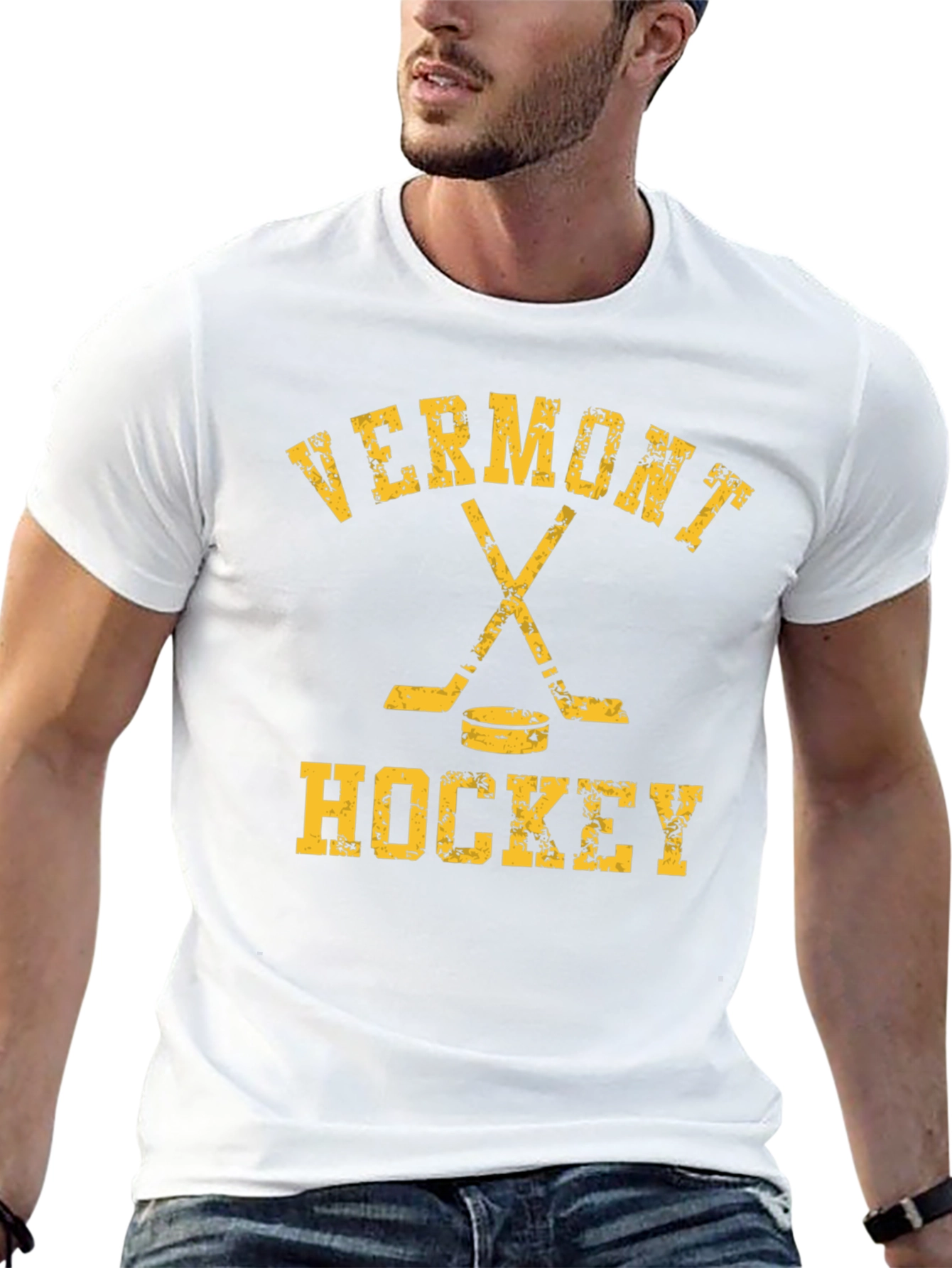 Vermont Hockey T-Shirt - Black Tee