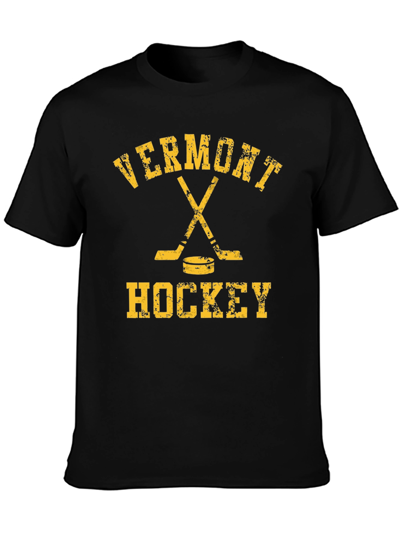 Vermont Hockey T-Shirt - Black Tee