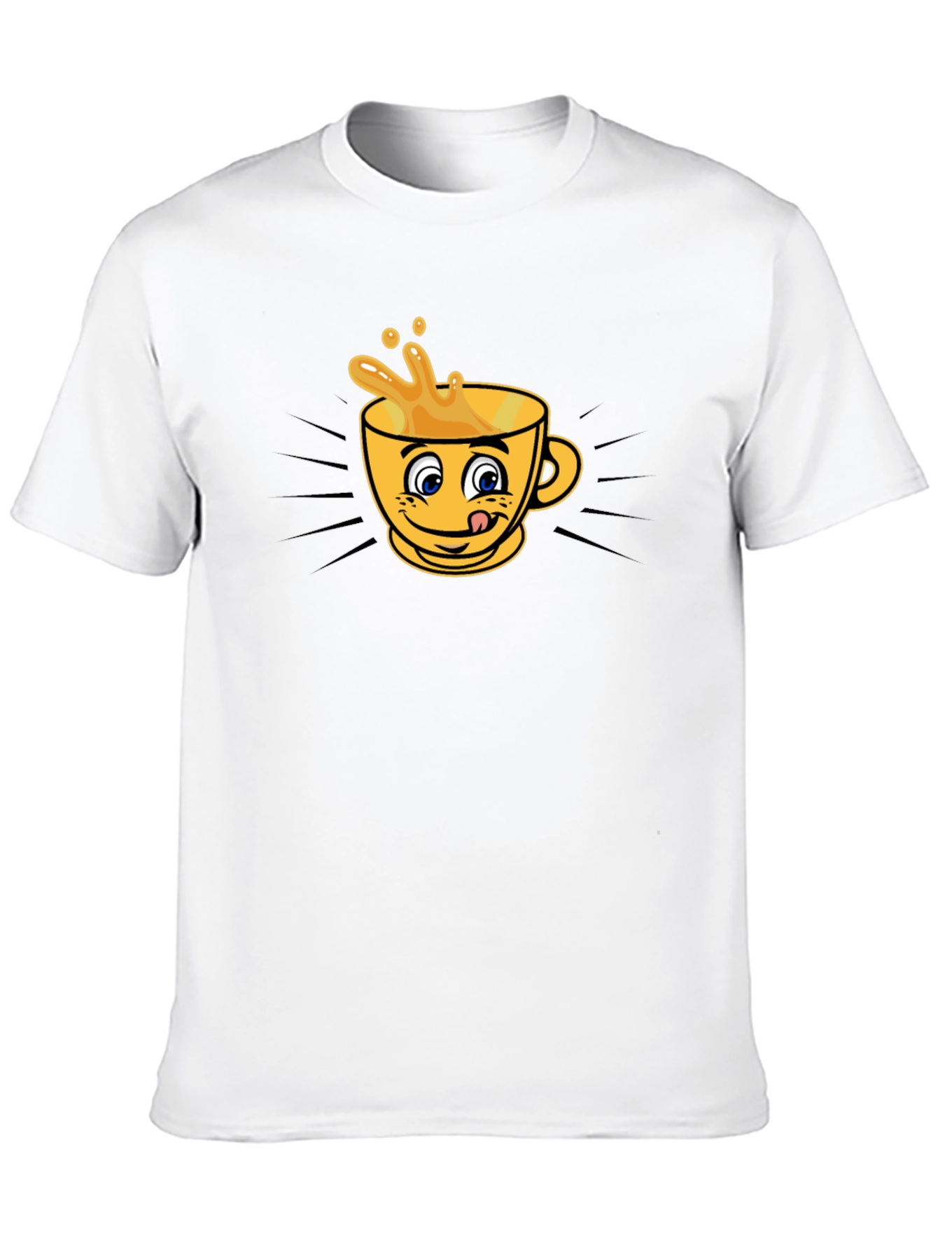 Funny Coffee Cup Graphic T-Shirt