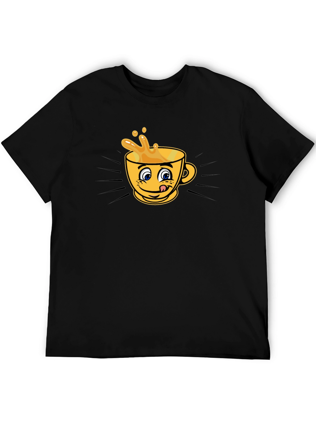 Funny Coffee Cup Graphic T-Shirt