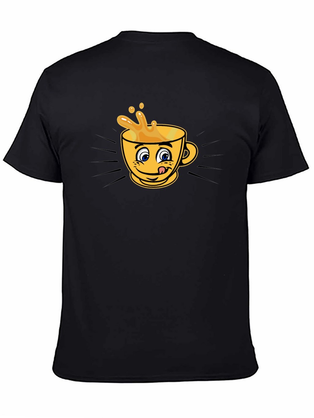 Funny Coffee Cup Graphic T-Shirt