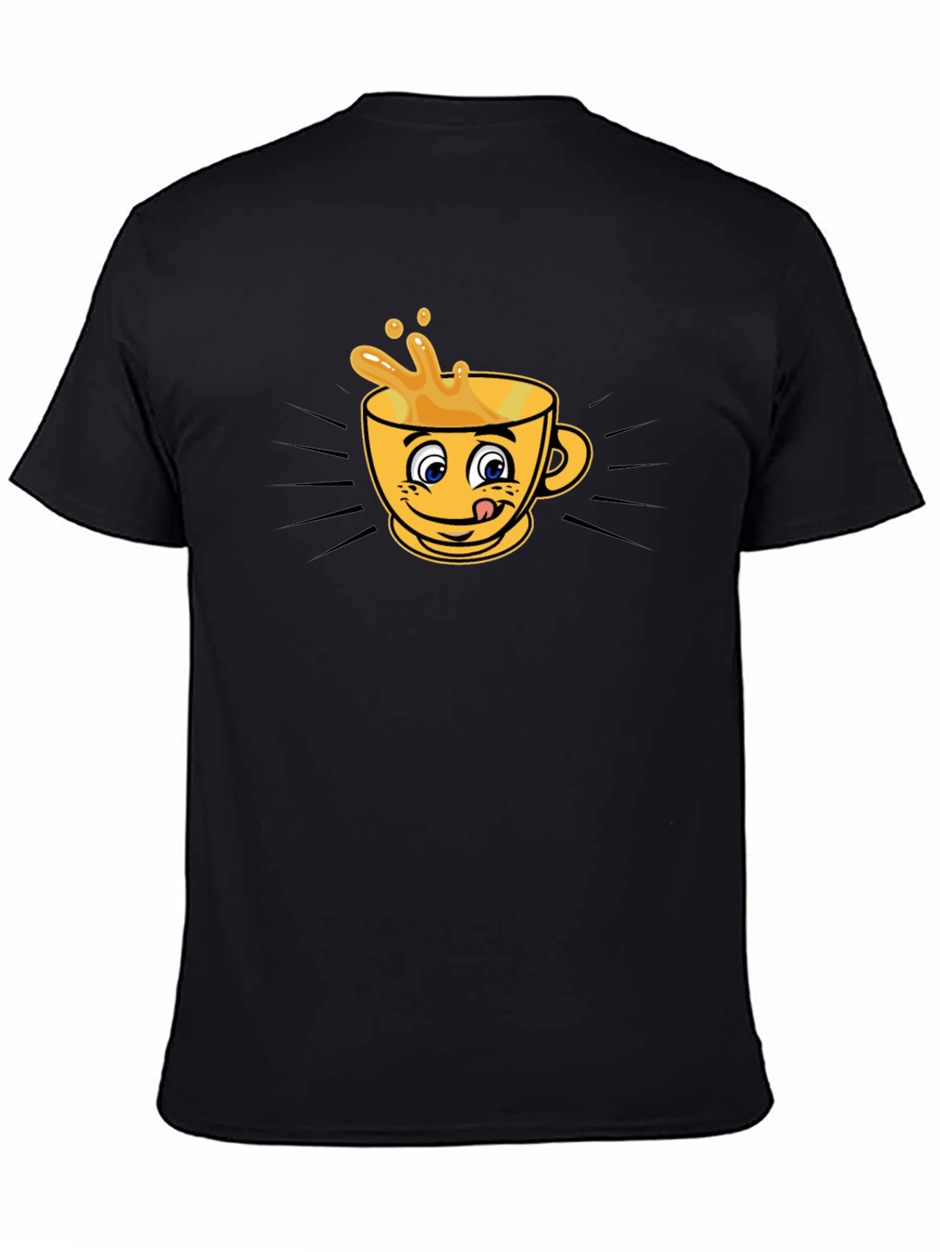 Funny Coffee Cup Graphic T-Shirt