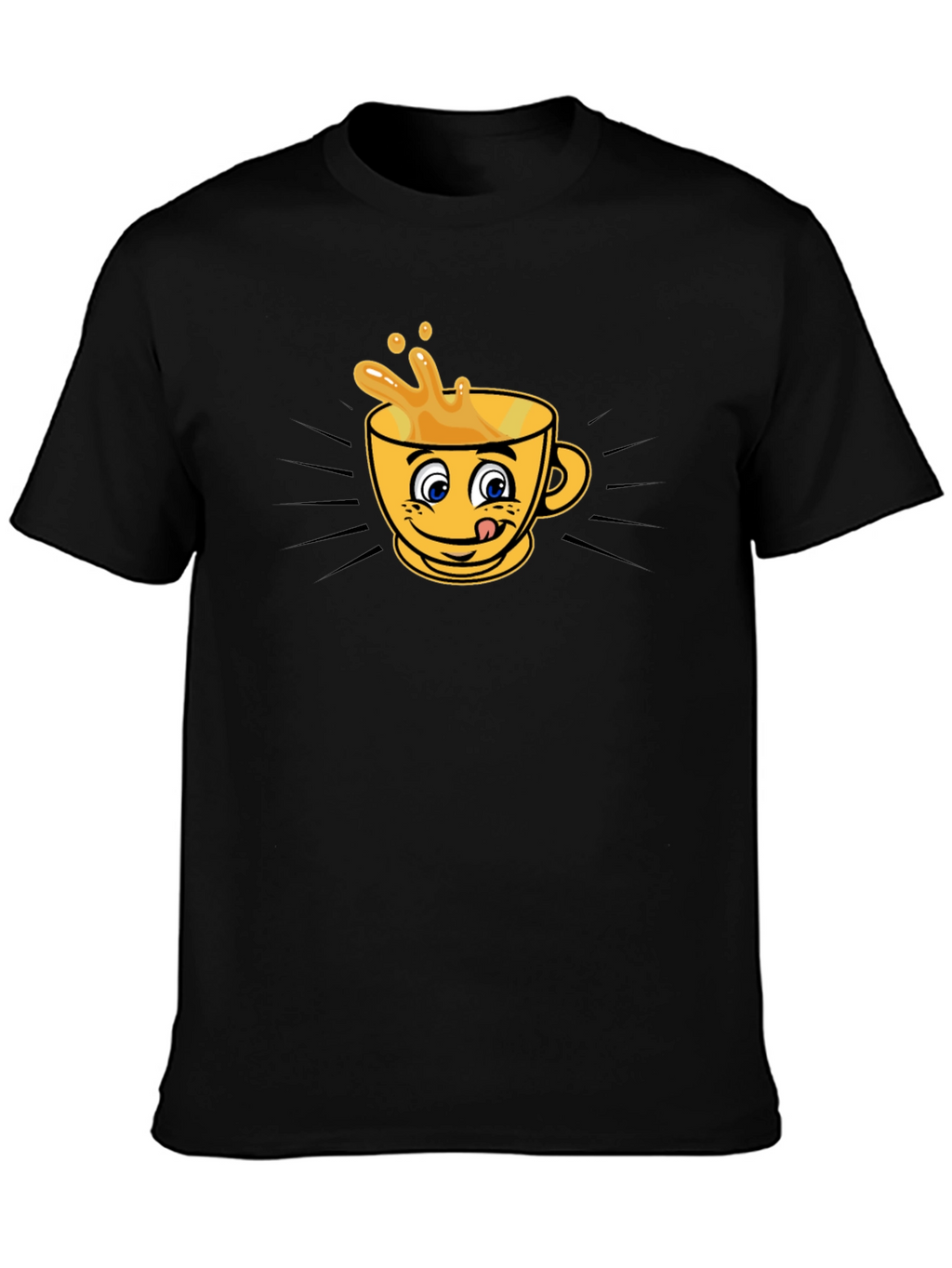 Funny Coffee Cup Graphic T-Shirt