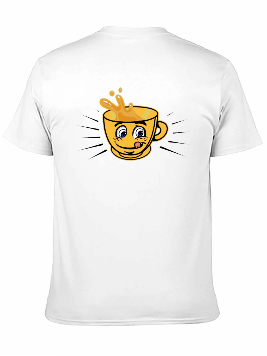 Funny Coffee Cup Graphic T-Shirt