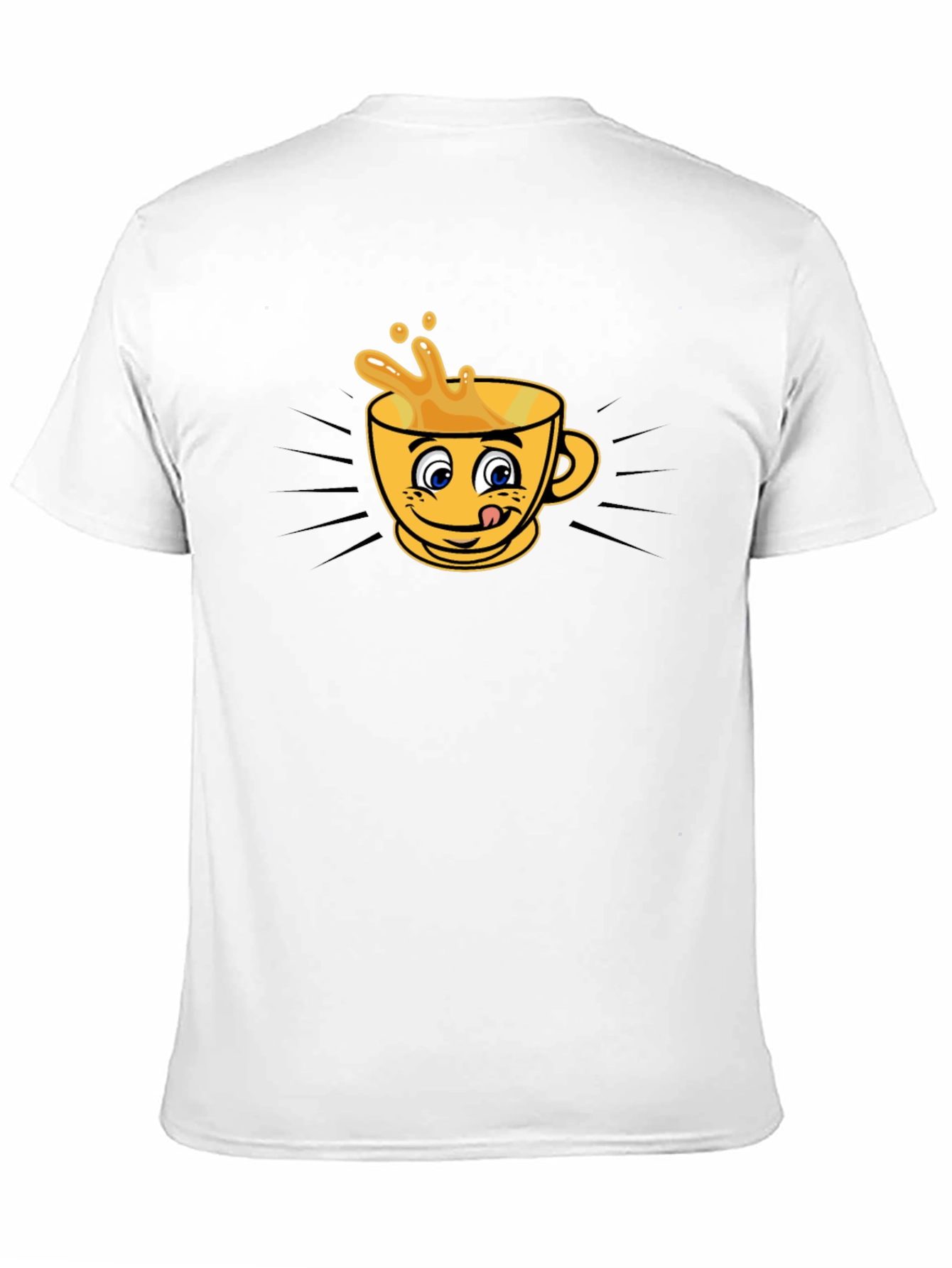Funny Coffee Cup Graphic T-Shirt