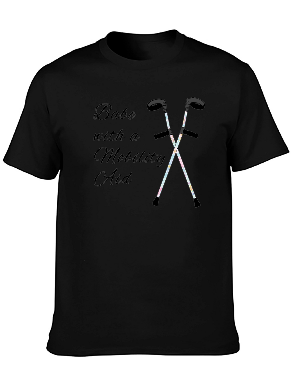 Babe with a Mobility Aid Unisex T-Shirt