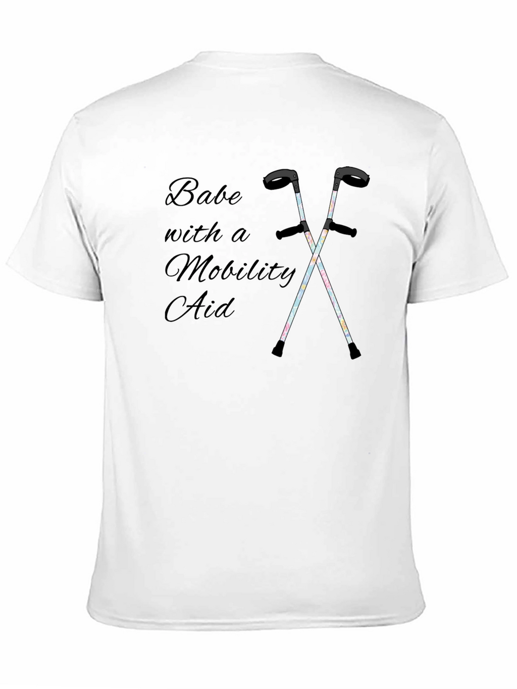 Babe with a Mobility Aid Unisex T-Shirt