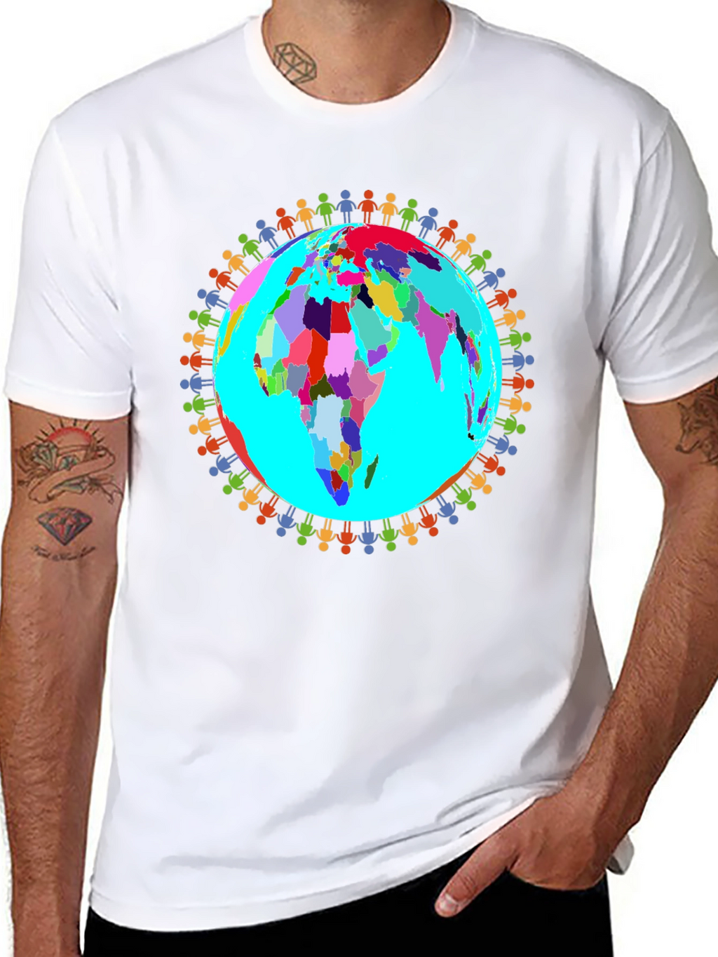 Unity Globe Graphic T-Shirt