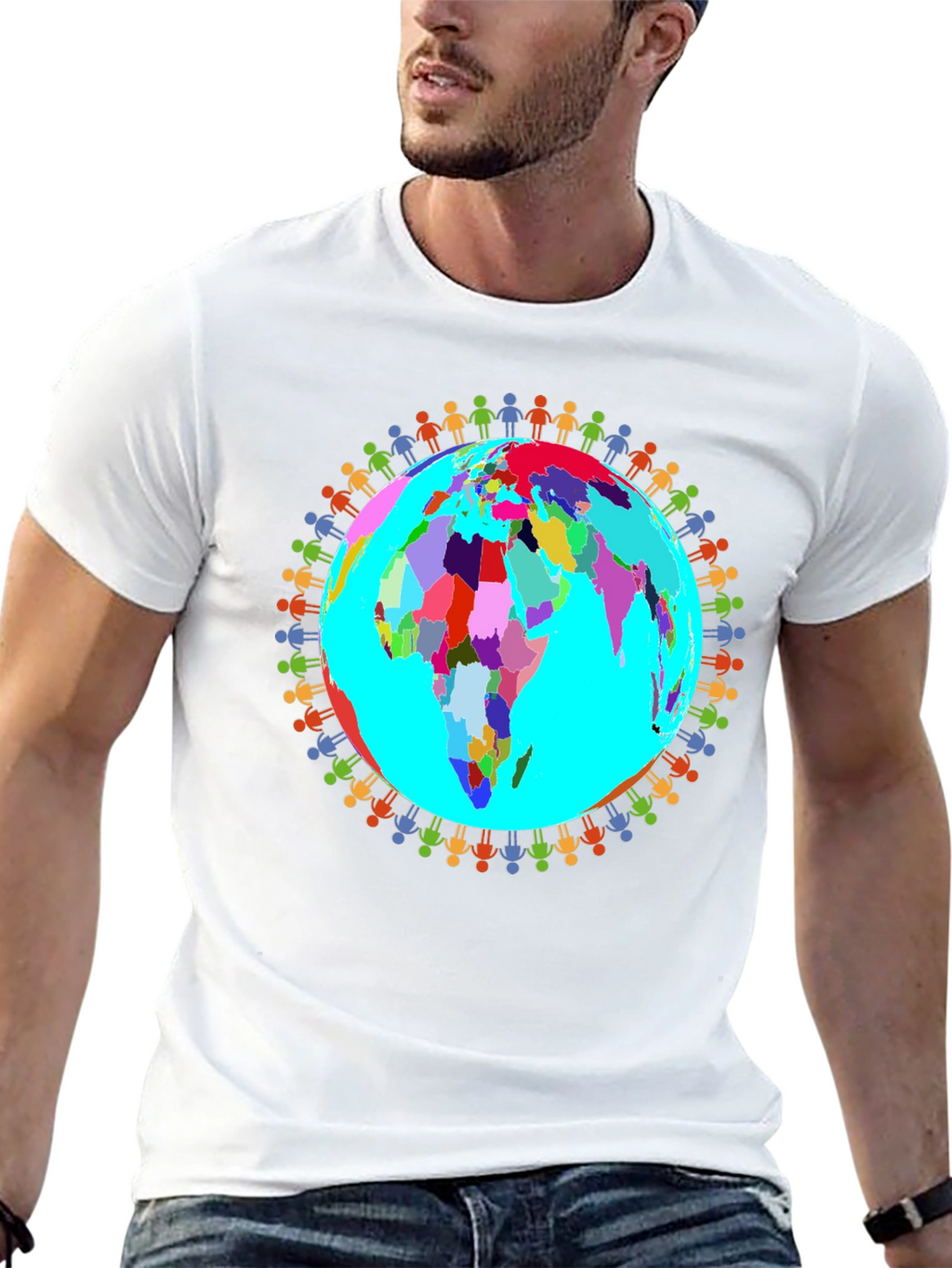 Unity Globe Graphic T-Shirt