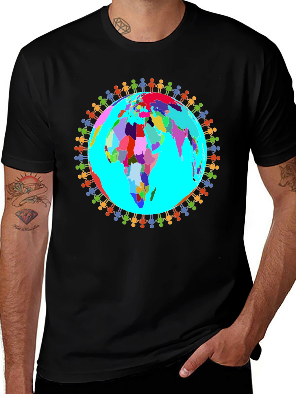 Unity Globe Graphic T-Shirt