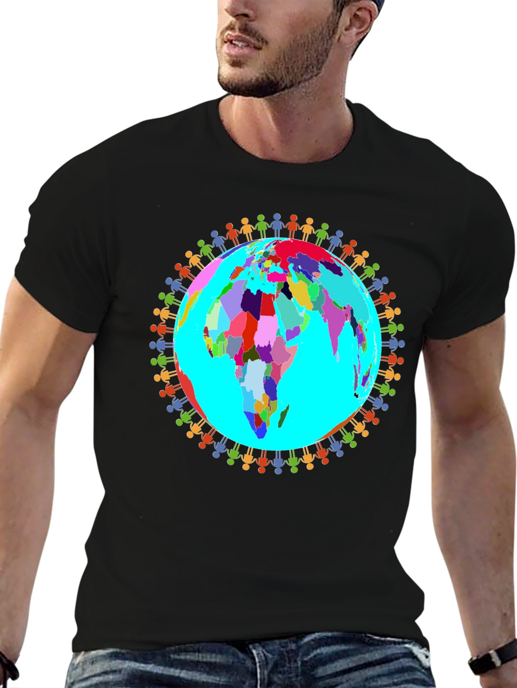 Unity Globe Graphic T-Shirt