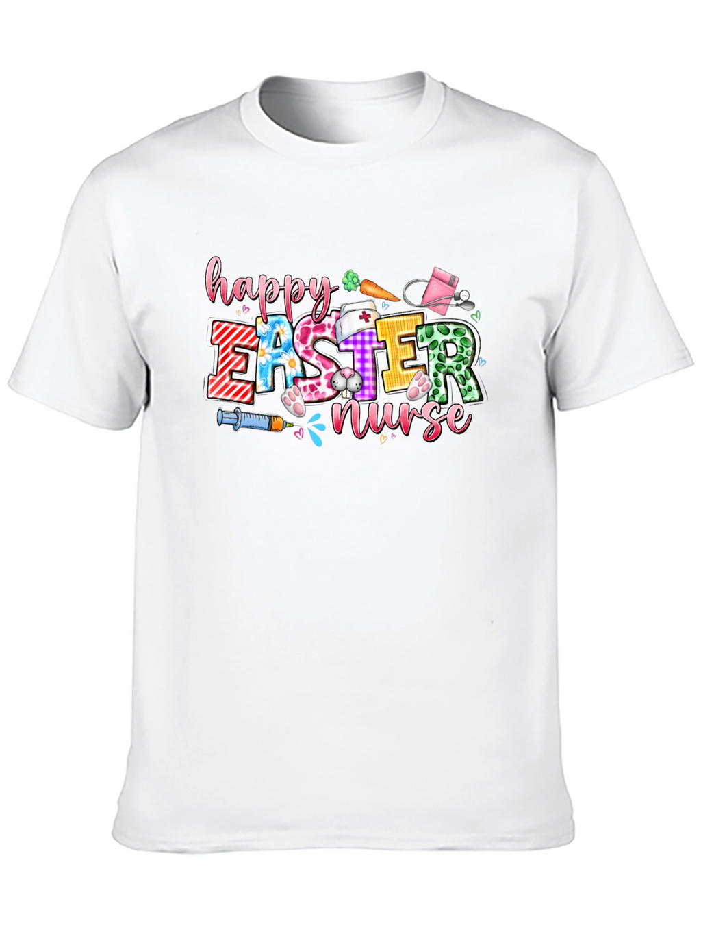 Happy Easter Nurse Graphic T-Shirt