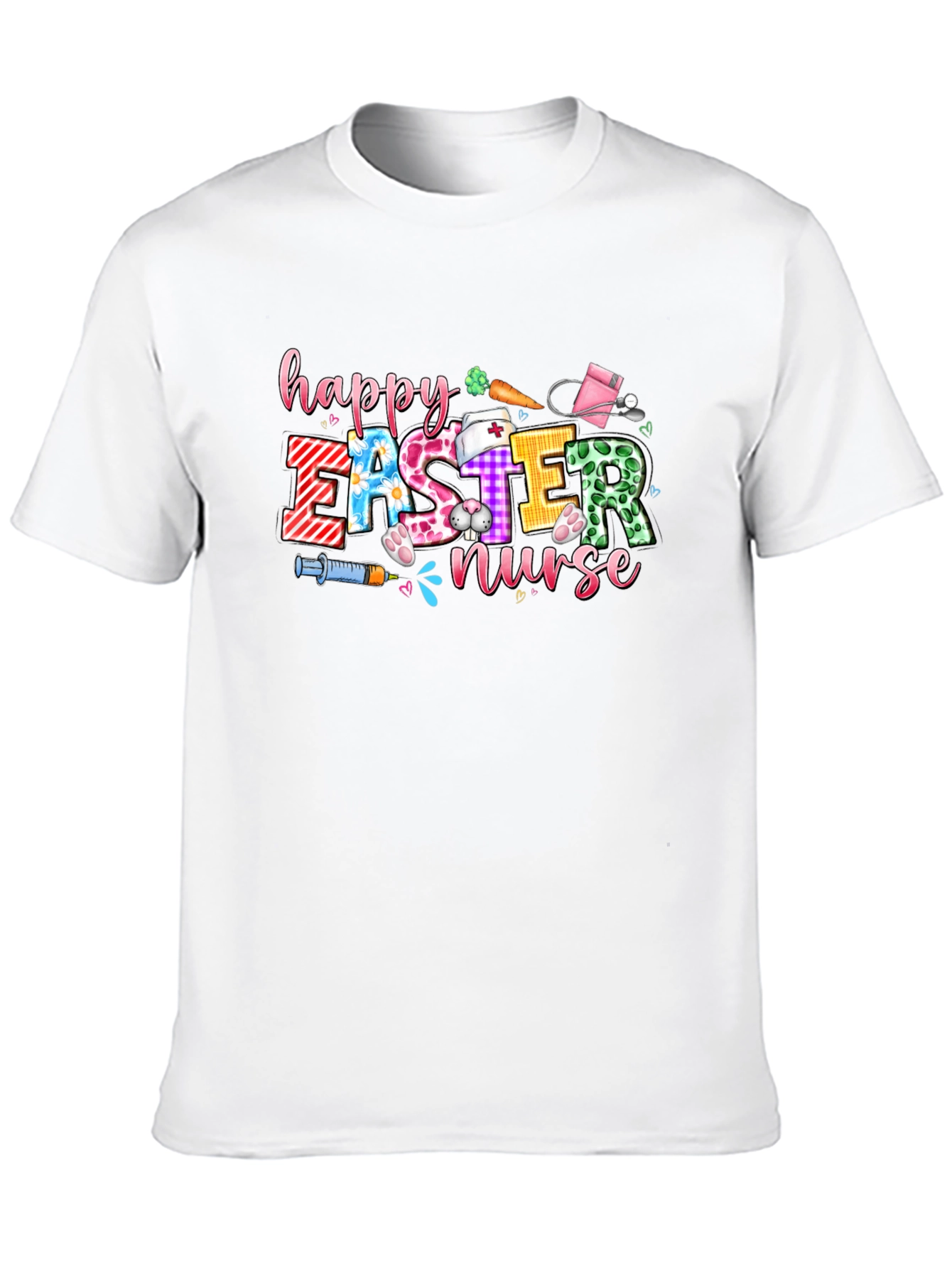 Happy Easter Nurse Graphic T-Shirt