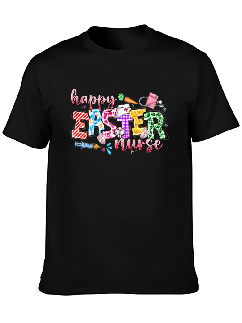 Happy Easter Nurse Graphic T-Shirt
