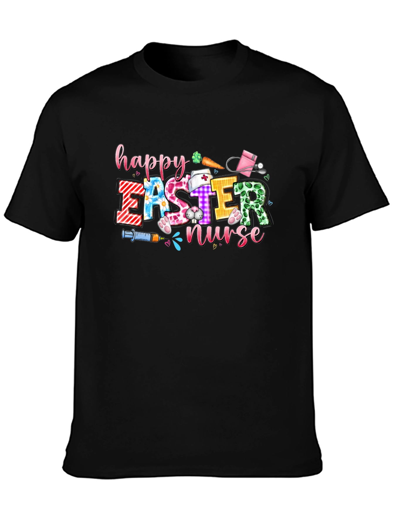 Happy Easter Nurse Graphic T-Shirt