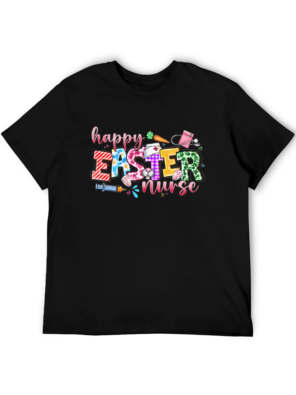 Happy Easter Nurse Graphic T-Shirt