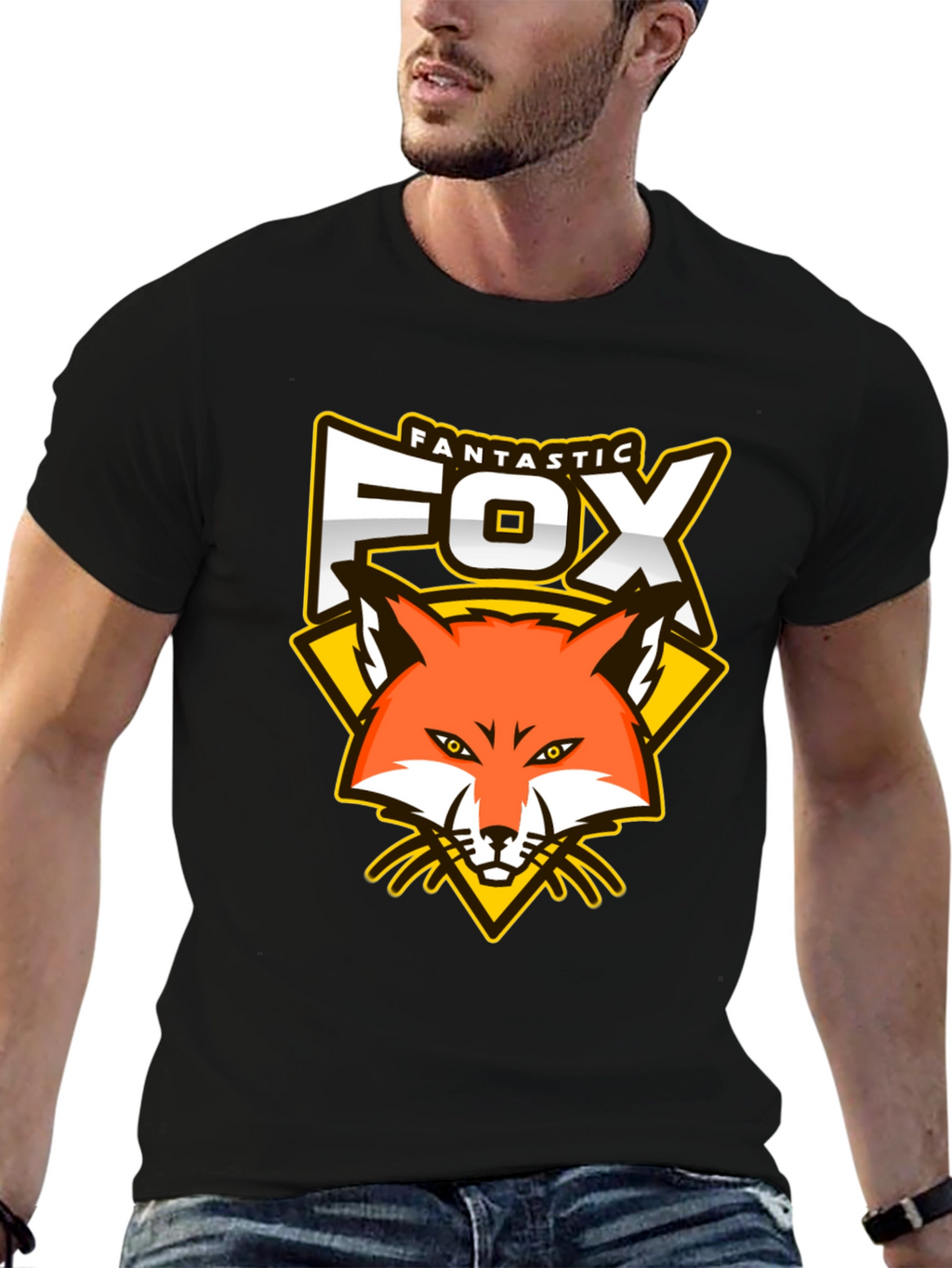 Fantastic Fox Graphic T-Shirt - Cool Animal Design