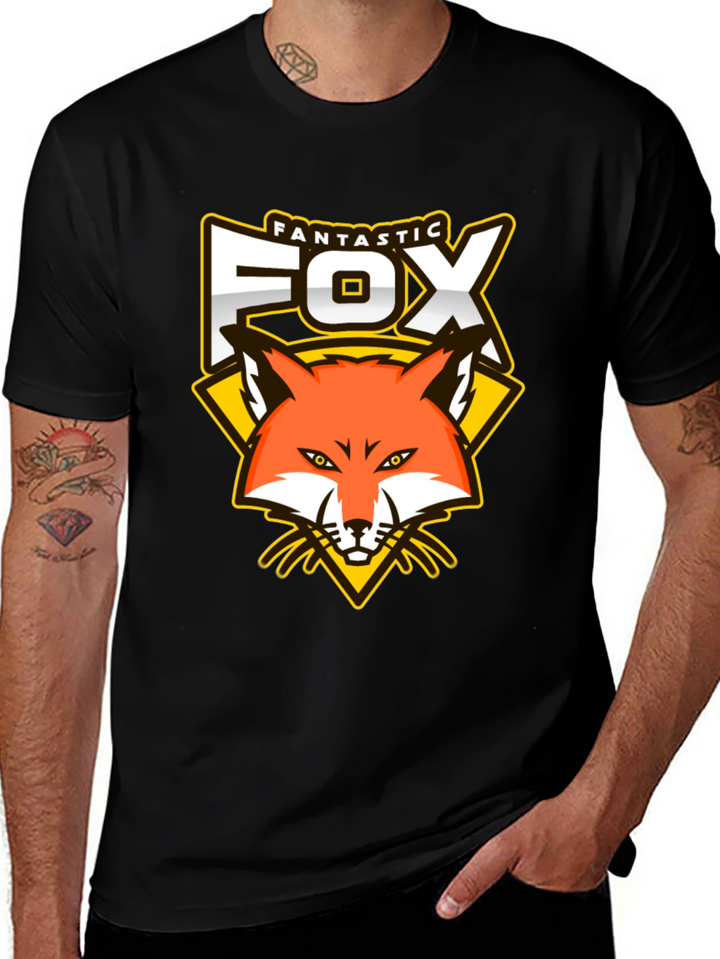 Fantastic Fox Graphic T-Shirt - Cool Animal Design