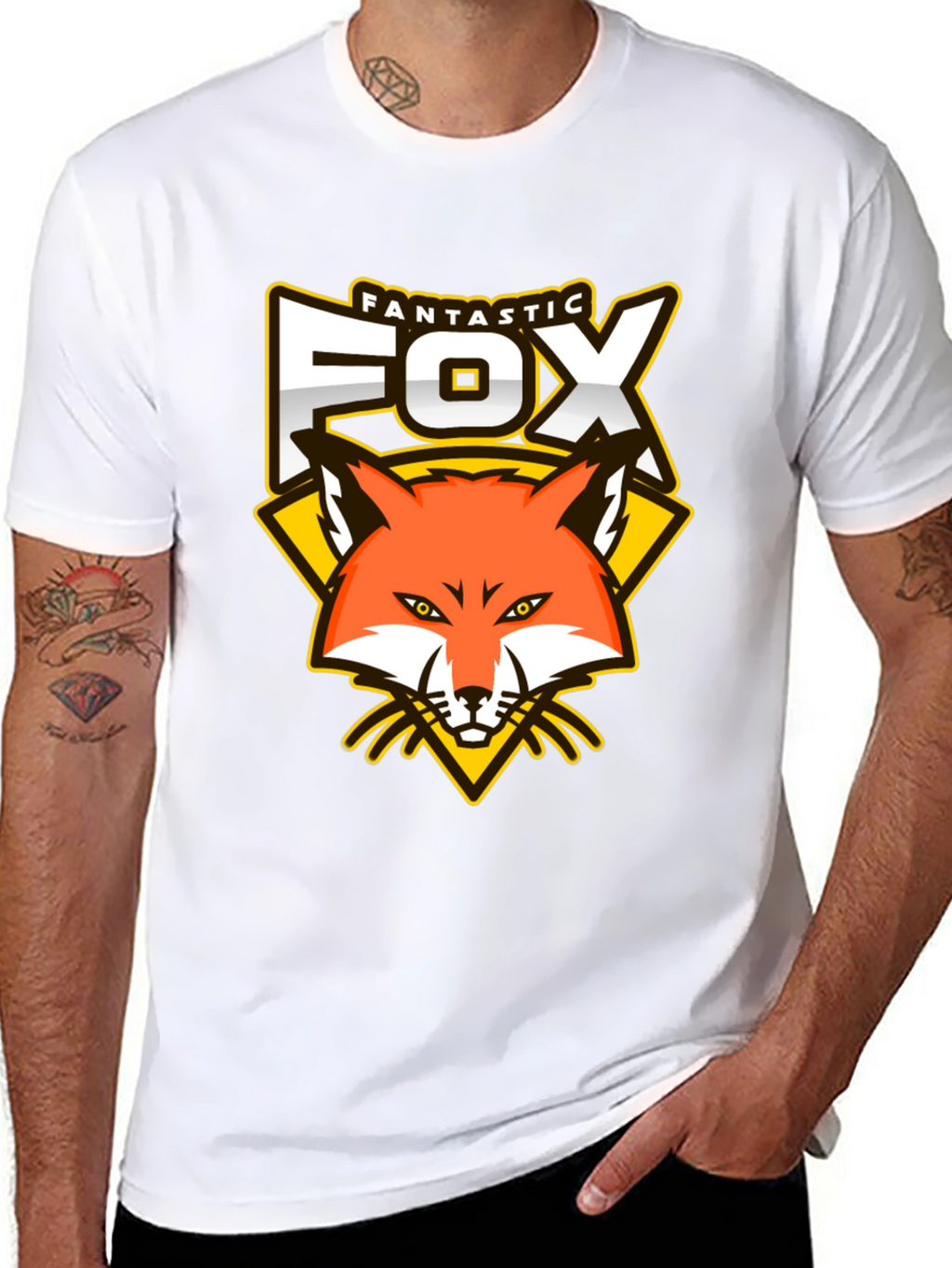 Fantastic Fox Graphic T-Shirt - Cool Animal Design