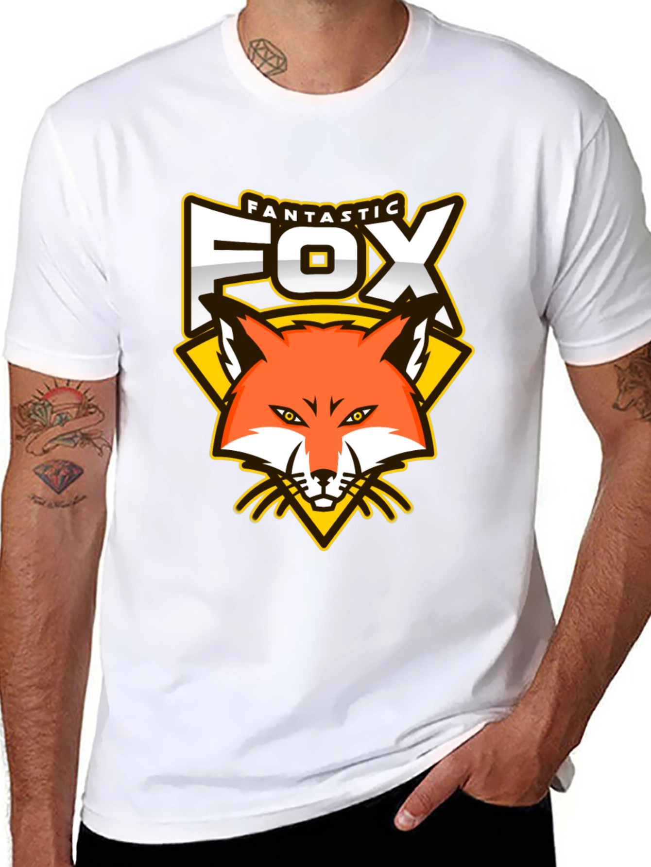 Fantastic Fox Graphic T-Shirt - Cool Animal Design
