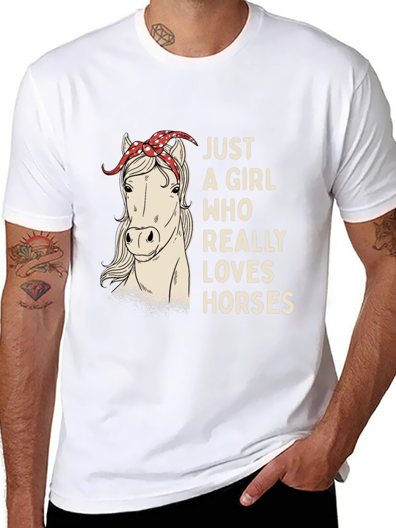 Horse Lover T-Shirt - Just a Girl Who Loves Horses