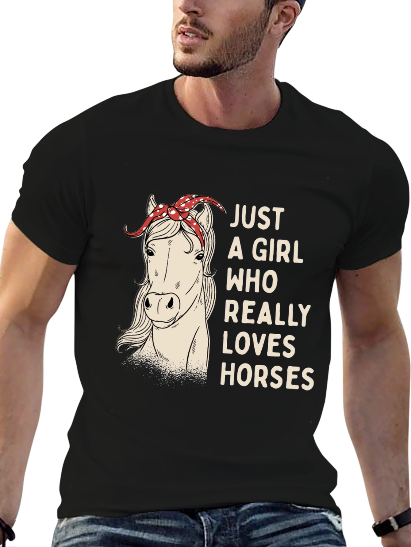 Horse Lover T-Shirt - Just a Girl Who Loves Horses