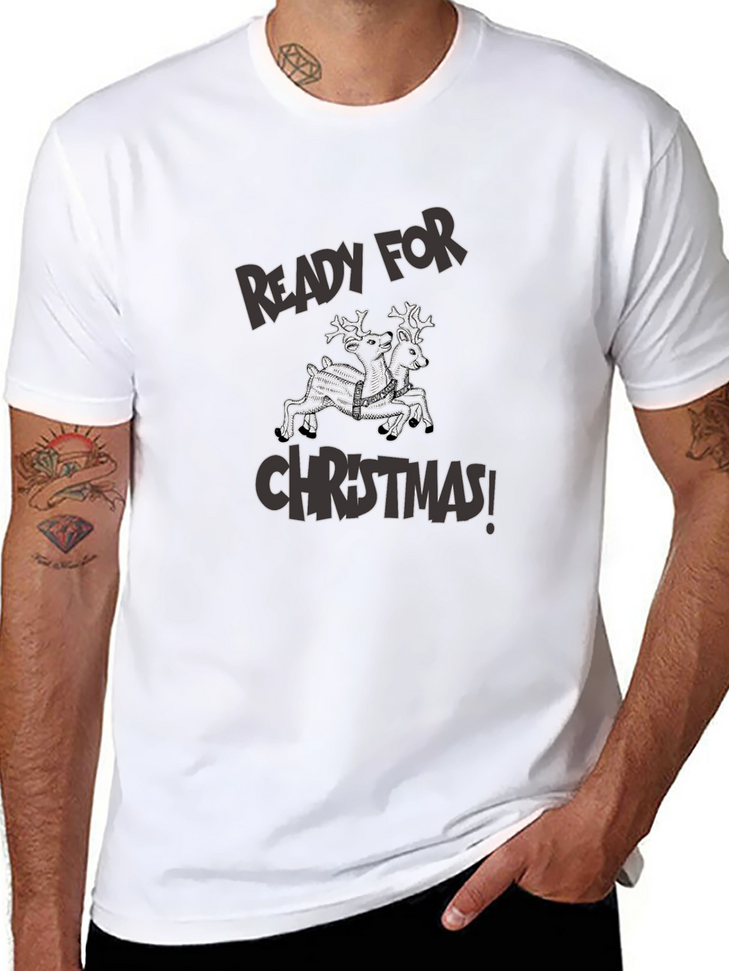 Ready For Christmas T-Shirt Black