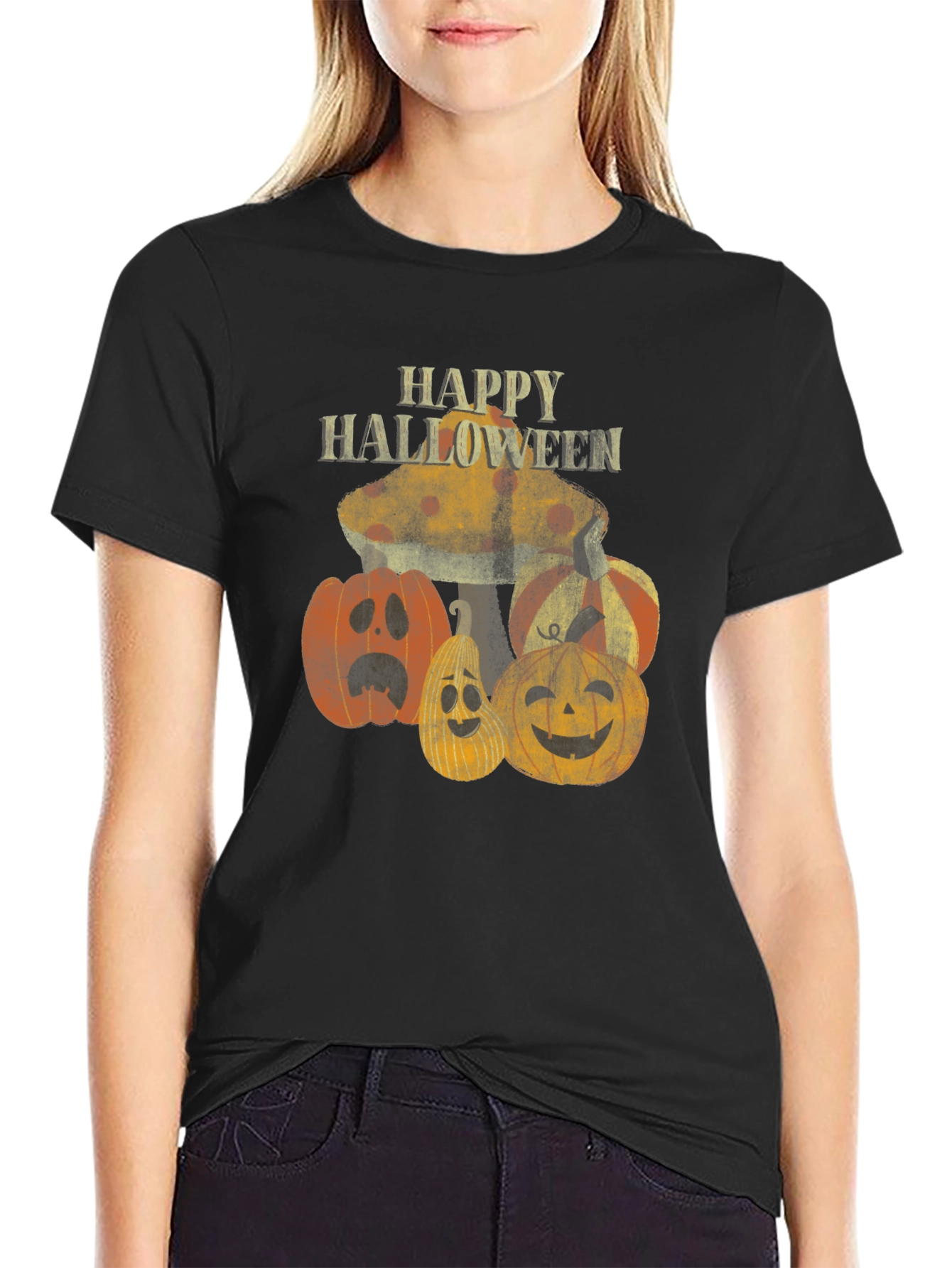 Happy Halloween Pumpkin Pie Graphic Tee