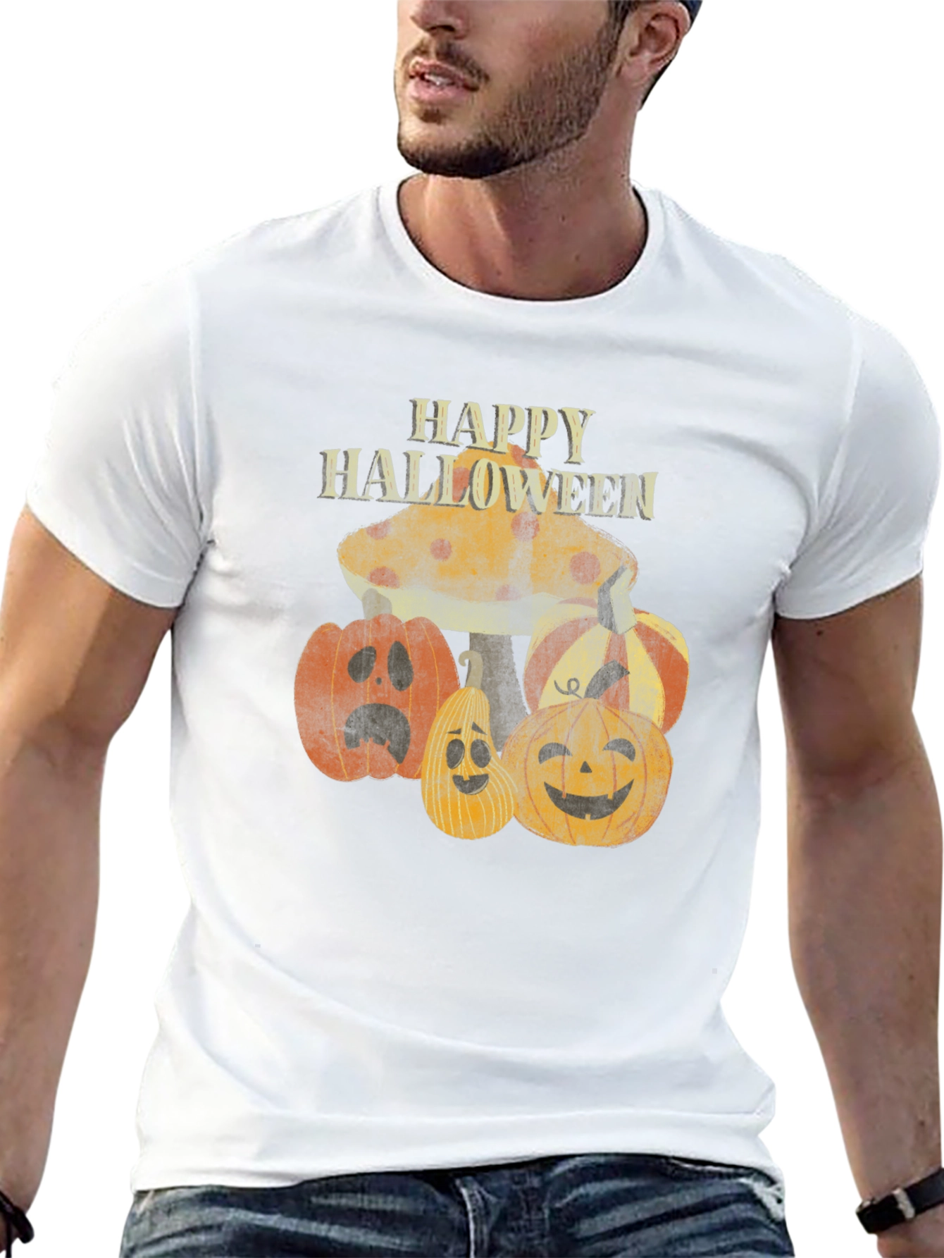 Happy Halloween Pumpkin Pie Graphic Tee